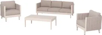 Set salloni për jashtë 4 pjesë, LARRY, ngjyrë shampanjë, FH6188.02