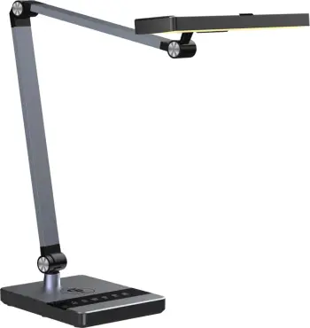 Llambë tavoline LED profesionale BLAIN PRO FH4461.02, ngjyrë e zezë e brushuar, 35x43,9H cm