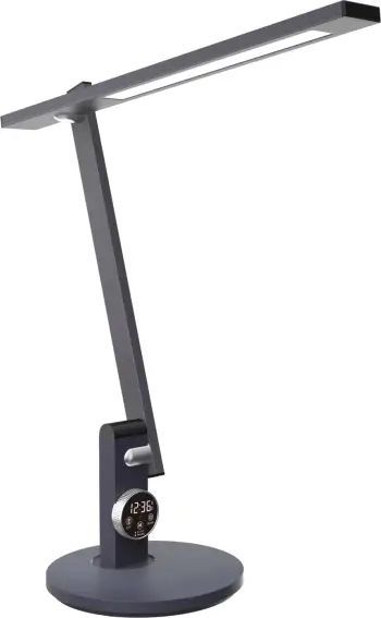 Llambë profesionale për tavolinë LED, ngjyrë gri metalike, BLAIN PRO FH4445.07, Φ19x49,9Hcm