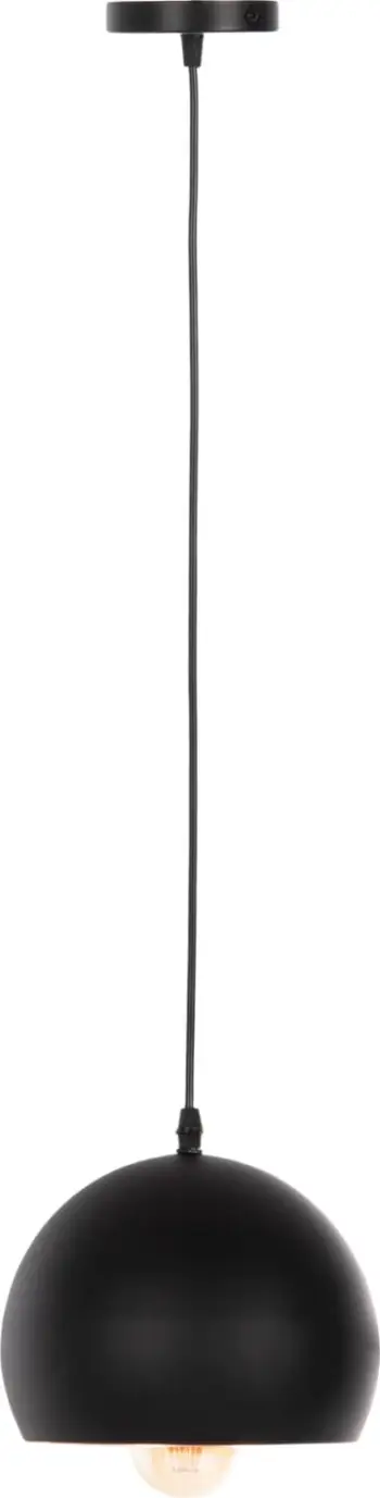 Llambë varëse tavani, alumini sferik, FH4154, Φ20x113H cm, e zezë