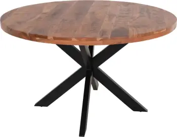 Tavolinë e rrumbullakët për ngrënie MONTANA SUPERIOR, dru akacie, FH9904, 4cm, Φ150Χ79Hcm