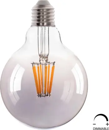 Llambë LED filament, ngjyrë tymi, FH4052.03, 8W, E27, 3000K, e zbehtë