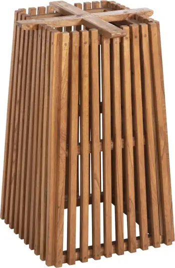 Baza katrore për tavolina FRANTZ FH9460.11 dru MINDI natyral 60x60x73H cm