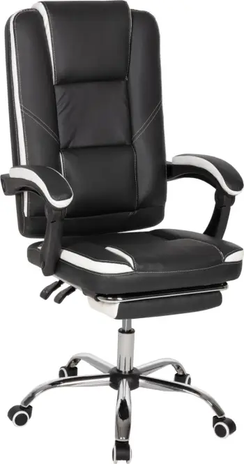Karrige për zyre SEENA FH1190.02, e zezë/e bardhë