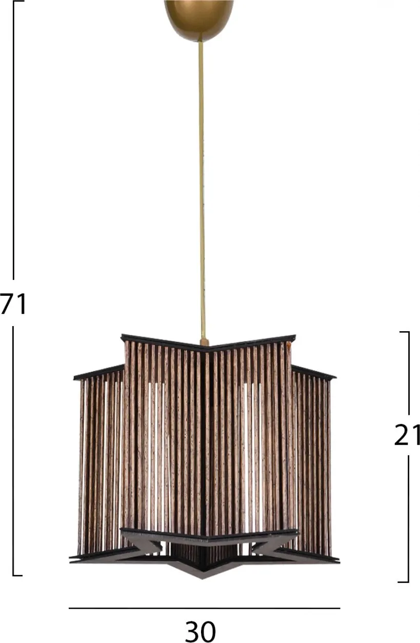 Llambë varëse për tavan, FH7485, 30x71 cm - 2