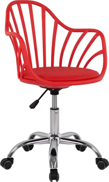 Karrige zyre Becky e kuqe 57×57×96 cm (HM8457.04), kuqe