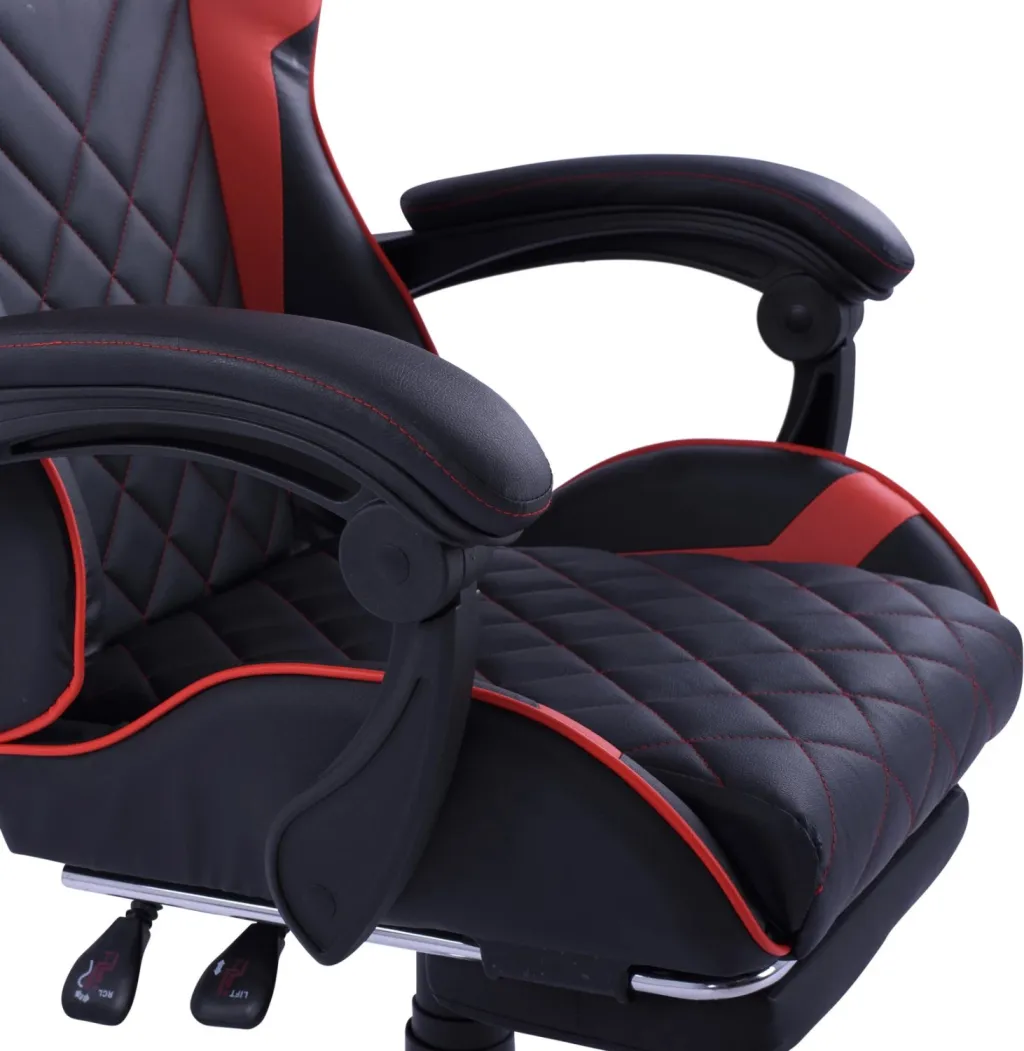 Karrige gaming FH1157.01, e zezë/e kuqe - 8