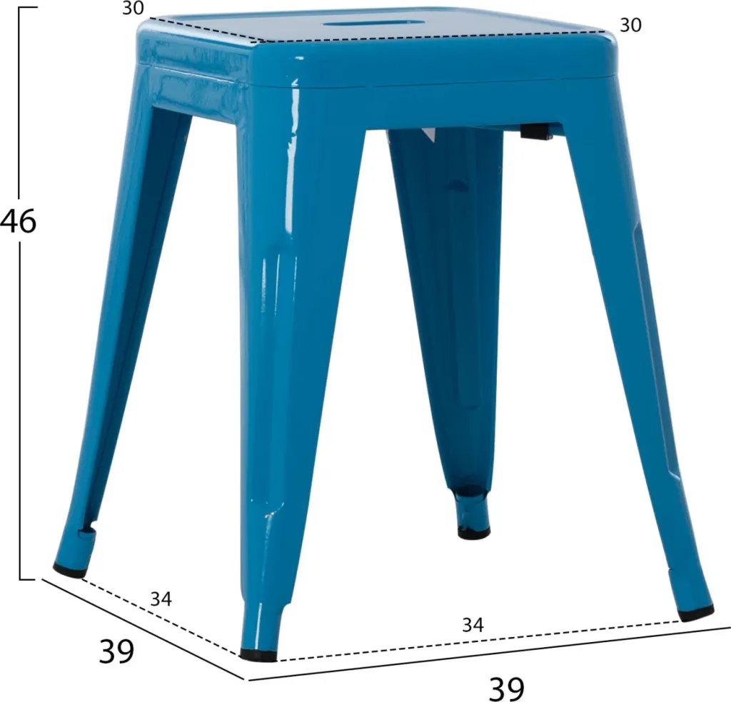Stol Melita 37x37x45Hcm (HM0096.48), kaltër - 2