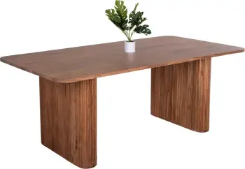 Tavolinë ngrënie GROOT FH9683 dru akacie masiv natyral 200,5x100x72H cm