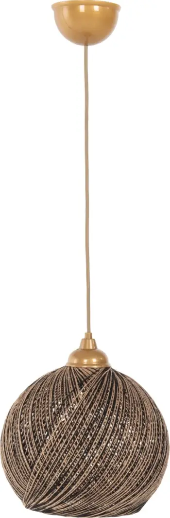 Llambë e varur tavani interier, D24×69 cm (FB97645.01), ari/ zezë