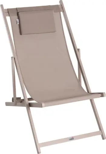 Karrige lounge profesionale KEA FH5076.03 alumin & textilene ngjyrë shampanje 59,5x102,5x94H cm