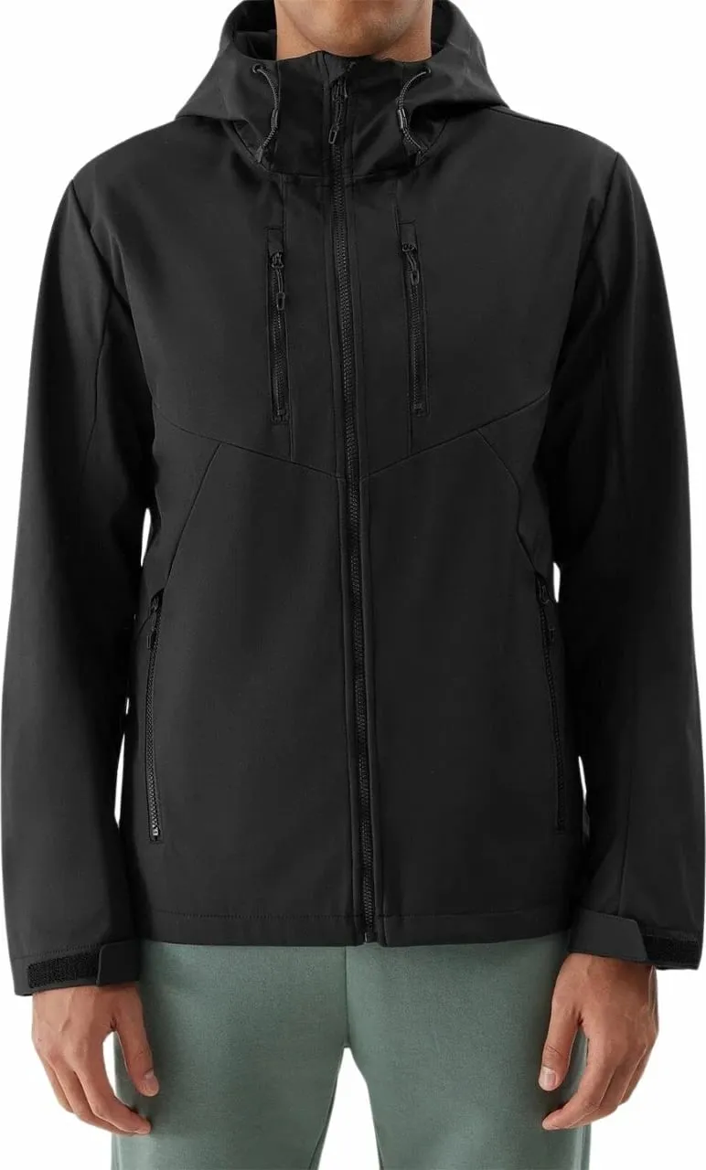 Jakne softshell për meshkuj 4f, të zeza - 1