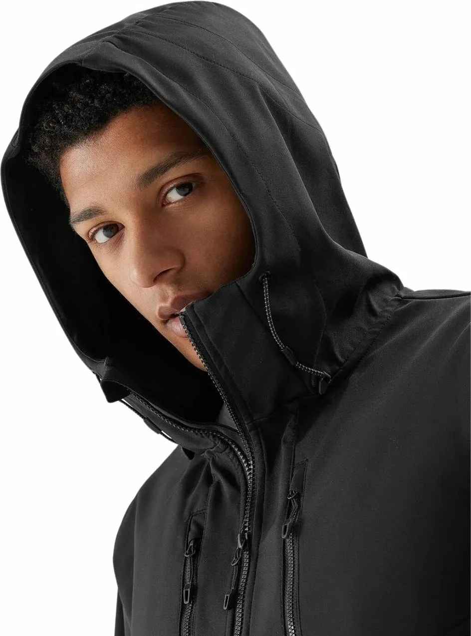 Jakne softshell për meshkuj 4f, të zeza - 2