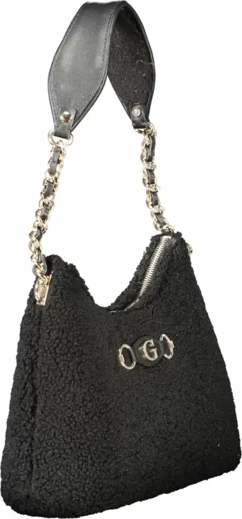 Çantë femrash GUESS JEANS ASLIA, e zezë