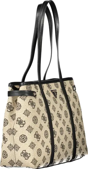 Çantë për femra GUESS JEANS BEYZA BAG, bezhe