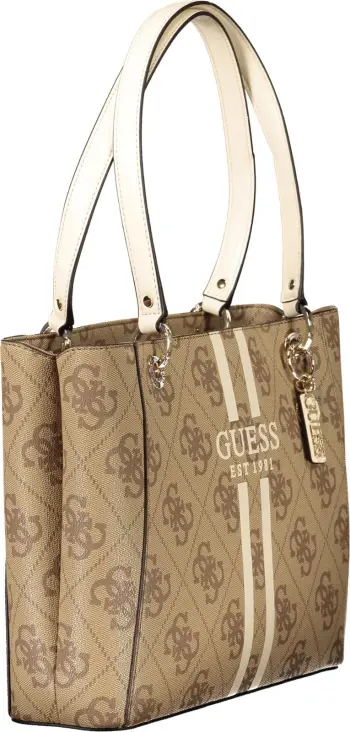 Çantë femra GUESS JEANS NOELLE II, beige