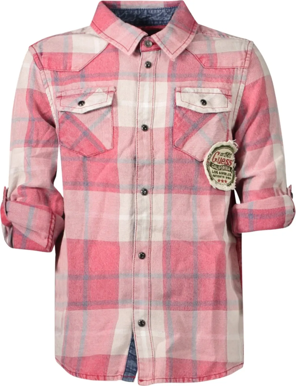 Këmishë për djem GUESS JEANS, e kuqe - 1