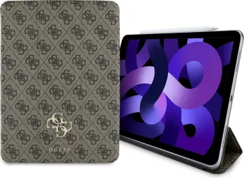 Mbështjellës Guess Magnetic 4G Big Logo për iPad Pro 11" 2024, Kafe