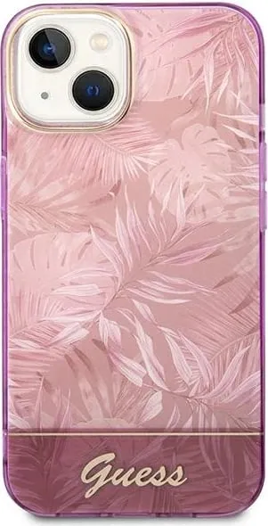 Guaskë telefoni Guess GUHCP14MHGCOP për iPhone 14 Plus, hardcase, transparente, rozë - 2