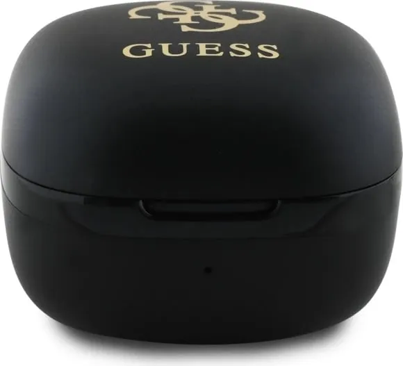 Kufje Bluetooth Guess GUTWSJ144ESK TWS me stacion karikimi, e zezë - 2