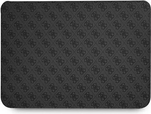 Mbështjellës laptopi Guess 4G Big Logo, 13", lëkurë sintetike, Gri - 3
