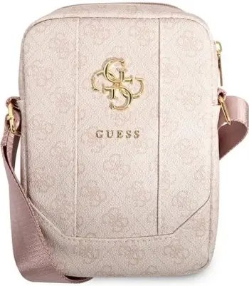 Çantë tablet Guess GUTB8G4GFPI 8", 4G Metal Gold Logo, Rozë