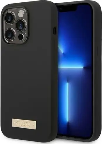 Këllëf telefoni Guess GUHMP14XSBPLK, për iPhone 14 Pro Max 6.7", MagSafe, i zi