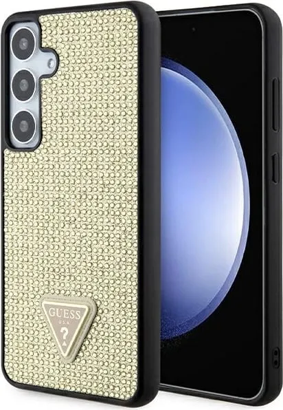 Mbështjellës Guess Rhinestone Triangle për Samsung Galaxy S24, i zi - 1