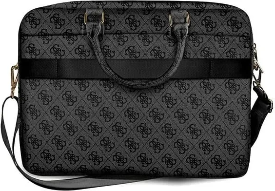 Çantë laptopi Guess 4G Big Logo, deri 16", lëkurë sintetike, Gri - 2