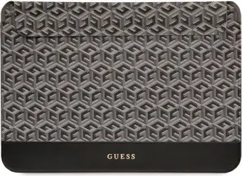 Mbështjellës laptopi Guess GCube Stripe, 16", i zi