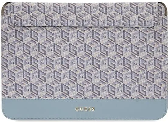 Mbështjellës laptopi Guess GCube Stripe, 14", Blu - 1