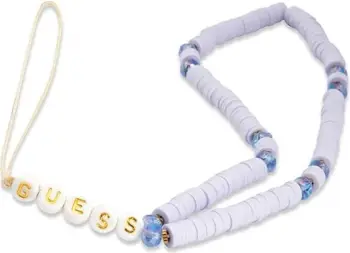 Varg për telefon Guess GUSTPEARU, koleksioni Heishi Beads, lilac