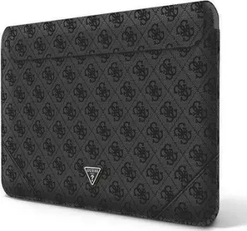 Futrollë laptopi Guess Sleeve GUCS14P4TK, 13–14", lëkurë ekologjike, e zezë