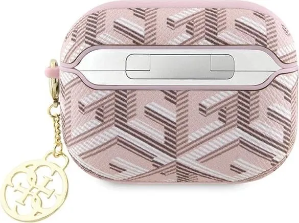Mbështjellës Guess GCube Charm për AirPods Pro, rozë - 2