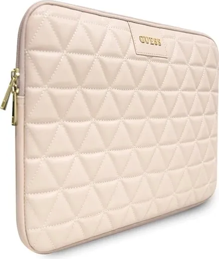 Futrollë tabletë Guess Sleeve GUCS13QLPK, 13", lëkurë vegane, rozë - 2