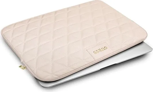 Futrollë tabletë Guess Sleeve GUCS13QLPK, 13", lëkurë vegane, rozë - 4