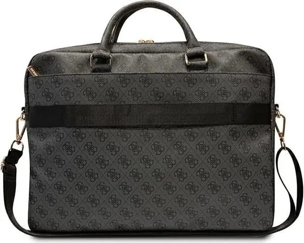 Çantë laptopi Guess 4G Printed Stripes, 16 inç, e zezë - 3