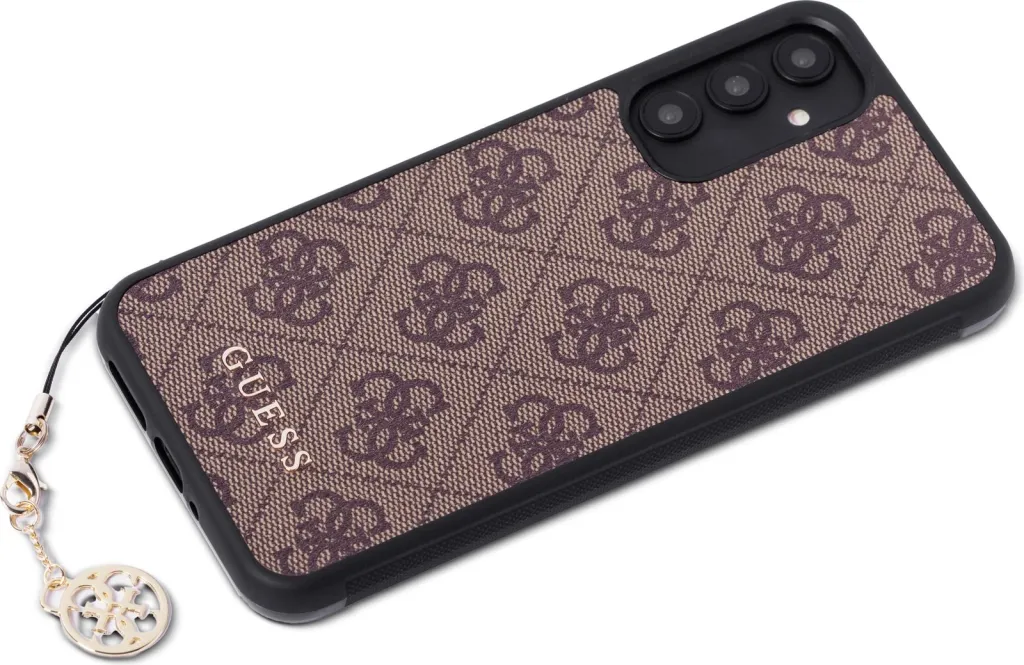 Mbështjellës Guess 4G Charms për Samsung Galaxy A34 5G, kafe - 3