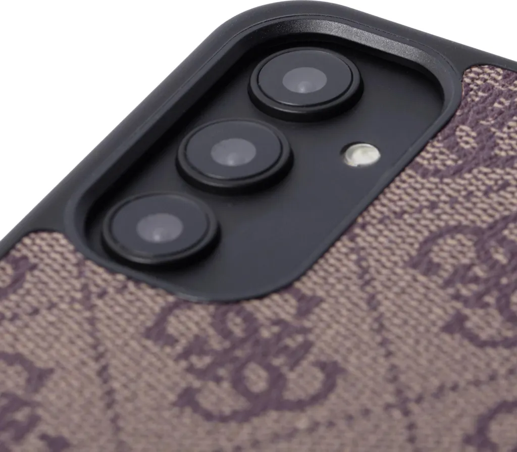 Mbështjellës Guess 4G Charms për Samsung Galaxy A34 5G, kafe - 7