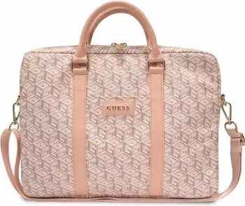 Mbështjellës laptop Guess GCube Stripes, 16 inç, Rozë