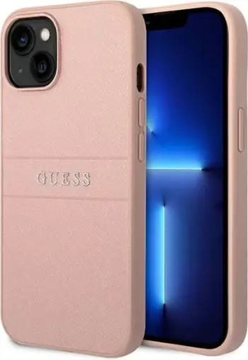 Mbështjellës Guess GUHCP14MPSASBPI për iPhone 14 Plus 6.7", rozë