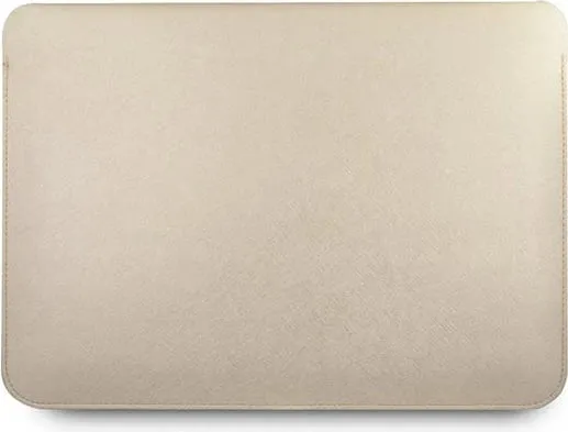 Mbështjellës Guess Saffiano Script për laptop 13 inç, Ari - 3