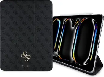 Mbështjellës Guess GUFC13PM24PS4SGK për iPad Pro 13" 2024, Magnetic 4G Big Logo, i zi
