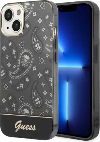 Futrollë telefoni Guess GUHCP14MHGBNHR për iPhone 14 Plus, Bandana Paisley, e kuqe