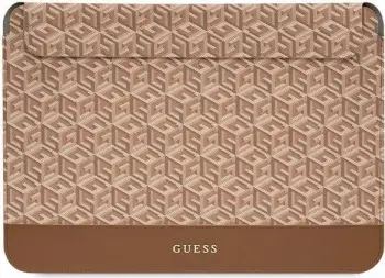 Mbështjellës laptopi Guess GCube Stripe, 14", Kafe