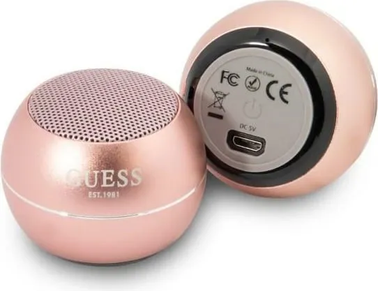 Altoparlant Bluetooth Guess GUWSALGEP mini, rozë - 1