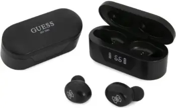Kufje TWS Guess GUTWST31EK, Bluetooth, me mikrofon, të zeza