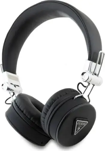 Kufje Guess GUBH70PGTSPSK Bluetooth on-ear, Classic Round, e zezë