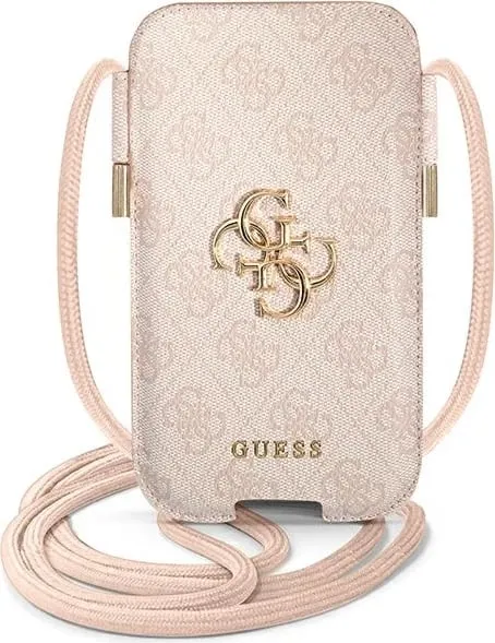 Mbështjellës Guess GUPHL4GMGPI për iPhone 12 Pro/13 Pro, 6.7", rozë - 1
