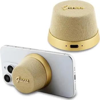 Altoparlant Bluetooth, Guess, GUE003651-0, 3W TWS, 1200mAh, Bluetooth 5.3, montim MagSafe, ari